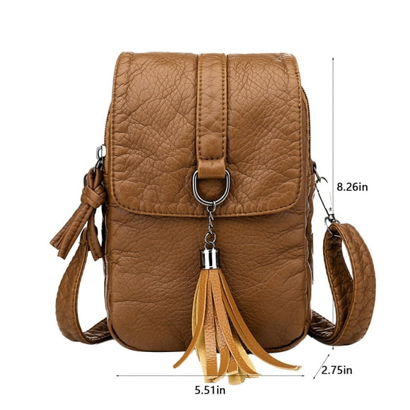 EGNMCR Storage Trunks Small Satchel Phone Wallet, Mini Satchel Shoulder Wallet With Credit Card Slot Phone Purse