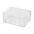 thumbnail image 3 of weibbin Foldable Storage Baskets For Organizing Pantry Organizer Bins Kitchen Laundry Garage Refrigerator Bathroom Countertop Organizer Clear, 3 of 7