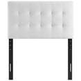 thumbnail image 5 of Modway Lily Biscuit Tufted Twin Performance Velvet Headboard in White, 5 of 5