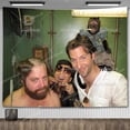 thumbnail image 2 of Póster artístico de la película The Hangover, decoración de pared estética, tapiz, tapiz divertido con memes, decoración de dormitorio, fondos de fiesta, dormitorio universitario, 2 of 5