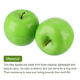 thumbnail image 4 of 6Pcs Artificial Fruit, Green Fake Apples Fake Fruit Lifelike Apples Table Kitchen Decor, 4 of 6