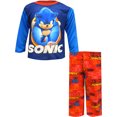 thumbnail image 1 of Sonic The Hedgehog Boys Sonic the Hedgehog Look Good Go Fast Fleece Pajamas (10), 1 of 2