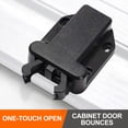 thumbnail image 3 of LOLIPPYY 4-Pack Push Latch Cabinet Door Push-to-Open Latches, ABS Plastic, Assorted Colors for Furniture, 3 of 8