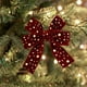 thumbnail image 2 of Adornos navideños, adornos navideños, cinta navideña, cinta decorativa navideña, lazo rojo navideño, suministros para ambientación, regalos, cinta, cinta para árbol de Navidad, cinta de poliéster, 2 of 4