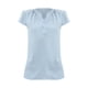 thumbnail image 2 of Gibobby Camisetas de verano para mujer Tops chifón para mujer, blusas holgadas con cuello y manga casquillo a la moda, blusas sueltas Color sólido(Azul celeste,CH), 2 of 5