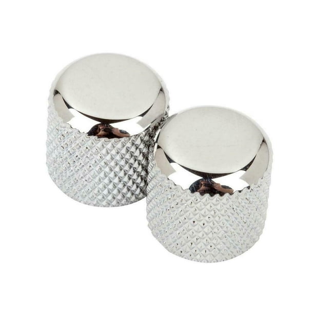Fender Telecaster / Precision Bass Dome Knobs, Chrome, Set of 2 0992056000