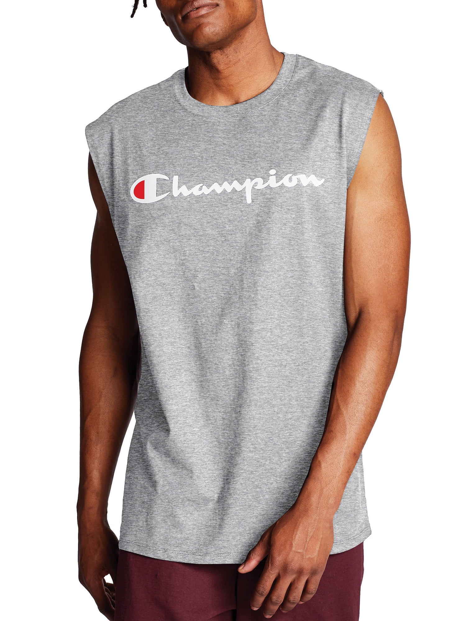 champion men's classic jersey muscle t shirt