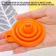 thumbnail image 5 of Xihbxyly oferta del dia Embudo de cocina, embudos para llenar botellas, embudo de grado alimenticio, embudos de cocina plegables para transferir botellas de agua, 5 of 7