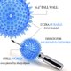 thumbnail image 2 of Pelota de juguete para perros LECHONG Squeaky Spiky para limpieza de dientes, paquete de 6, 2 of 8