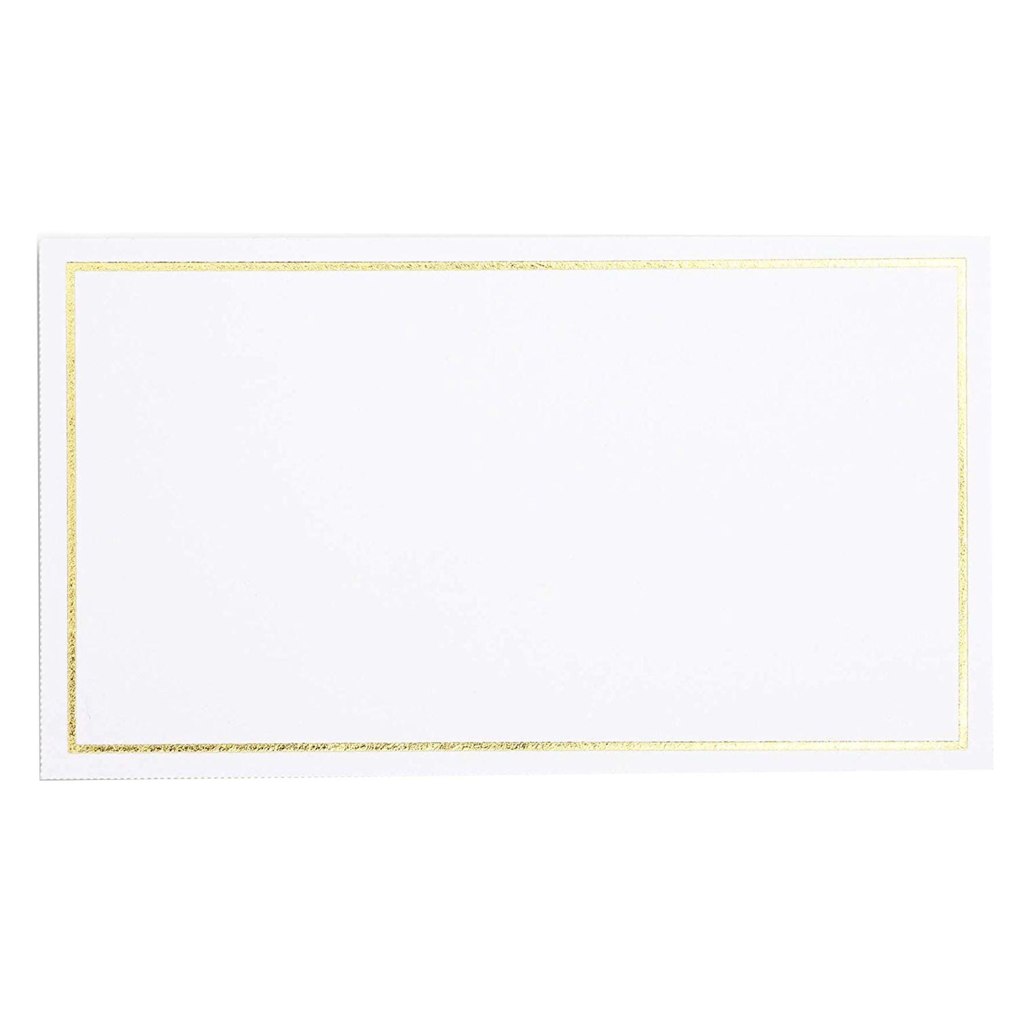 100 Sheets 1000 Cards Printable Business Card Ivory w/ White Foil, Heavyweight Card Stock Blank ...
