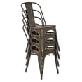 thumbnail image 4 of Office Star OSP Designs Dining Chair in Walnut (Set of 4), 4 of 4