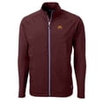 thumbnail image 2 of Men's Cutter & Buck Maroon Minnesota Golden Gophers Adapt Eco Knit Hybrid Recycled Full-Zip Jacket, 2 of 3