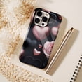 thumbnail image 6 of Rose Gold Glitter Heart Rose Flower iPhone Case Compatible with iPhone 11/12/13/14/15/16 (Pro Max/Plus) for Women Valentine's Day Gift Romantic Decorative Protective Shell, 6 of 9