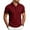 Wine, variant on Men's Polo Shirts Short Sleeve Breathable Solid Color Waffle Casual Collared T-Shirt, M
