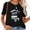 Black, variant on Mind If I Smoke - Funny Bbq Smoker & Grilling Womens Fashion T-Shirt - Short Sleeve Top with Eye-Catching Graphic Design