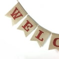 thumbnail image 2 of Soimiss 1Pcs Welcome Banners Linen Multi-colored Party Decoration for Wedding Ceremony, 2 of 6