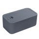 thumbnail image 3 of Caja de almacenamiento con cerradura Caja de seguridad para teléfono Elegante estuche de almacenamiento Organizador multiusos Gris azul, 3 of 6