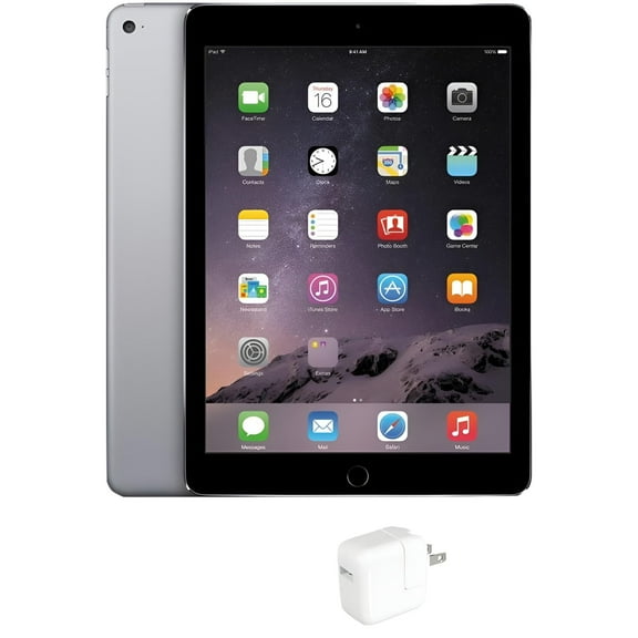 Restored Apple iPad Air 2 (2nd Gen, 2014), 64GB, Space Gray, WiFi Only, (A1566, MGKL2LL/A, IPADAIR2SG64) (Refurbished)