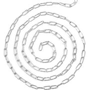 304 Stainless Steel Link Chain,Bexikou 4 Pack Heavy Duty Coil Chain,Hanging Safety Chains for Swing Plants Anti-Theft Pet Dog Anchor Fence Towing Chain Link,40in x 0.06in - Silver