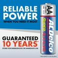 thumbnail image 3 of ACDelco 100 pilas AA, batería súper alcalina de máxima potencia, vida útil de 10 años, embalaje resellable, 3 of 5