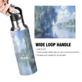 thumbnail image 4 of Yayeee 20oz Insulated Water Bottle Double Wall Stainless Steel with Flip Straw Lid, Plants and River, 4 of 7