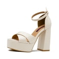 thumbnail image 3 of Zapatilla Tacón Para Mujer Salamandra 25902 Color Blanco, 3 of 6