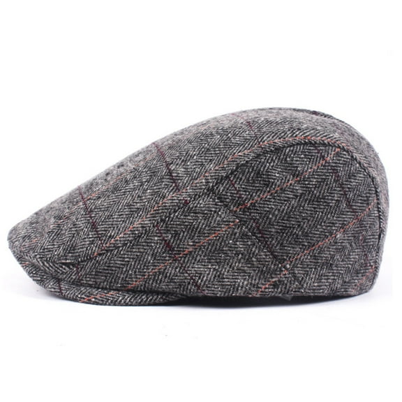 LINMOUA Mens Hats 2024 Men Newsboy Cap Cotton Flat Ivy Gatsby Driving Hat