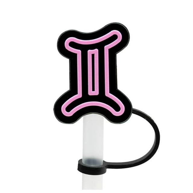 Hbdhejl Embouts de Paille en Silicone Mignons Réutilisables Couvercles de Paille Étanches pour Décoration Extérieure