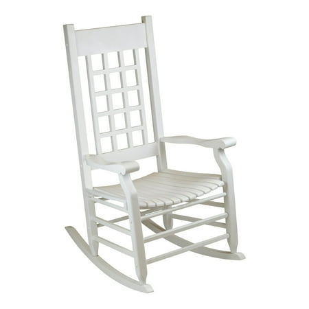 Hinkle Brookfield 1900 Lattice Back Wood Patio Rocking Chair