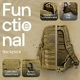 thumbnail image 4 of River Road Huntex 40L Backpack - Durable for Hunting, Hiking, and Travel - Unisex - Khaki, 4 of 9