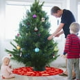 thumbnail image 3 of Christmas Tree Stand for Artificial Trees Christmas Ornaments Christmas Tree Skirt Printed Tree Skirt Home Christmas Tree Decoration Christmas Decorations Tree Ornaments, 3 of 8