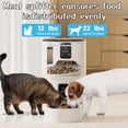 thumbnail image 4 of zhaocaijinbao Automatic Cat Feeder, 4L WiFi Pet Food Dispenser for Cats & Small Dogs Black, 4 of 10