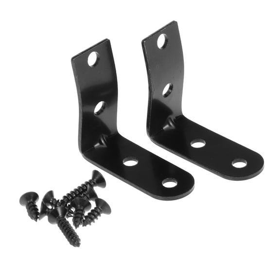 YFJQTZX Glove Box Hinge Repair Kit for 2002-2008 A4 S4 RS4 B6 8E Replacement DIY Compartment Lid Hinge Kit Bracket (Black)