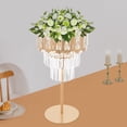 thumbnail image 3 of Flower Holder for Wedding, Flower Stand Centerpiece for Birthday Party, Weddings Decoration Flowers Stand (12.2*23.62in), 3 of 11