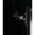 thumbnail image 3 of HomeStock Rustic Arrow Black Glass Door Accent and Display Cabinet, Wood, 3 of 5