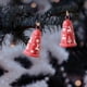thumbnail image 5 of xihome Pack de 2 campanas navideñas de hierro forjado con diseño festivo nevado - Adornos rojos para colgar en la ventana, ideales para la decoracin navideña del hogar., 5 of 6