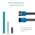 thumbnail image 2 of Cable SATA BENFEI SATA III, 6 Gbps, 45 cm, con cierre de bloqueo, 2 of 6