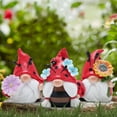 thumbnail image 2 of Hodao Spring Ladybug Gnome Figurines,Home Decoration,Gift, Set of 3, 2 of 6