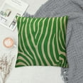 thumbnail image 2 of ARISTURING  Zebra Green Throw Pillow Case Cushion Covers Animal Pattern Natural Decoration for Couch Bed Sofa Car Waist, 2 of 5
