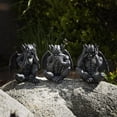 thumbnail image 2 of Pacific Giftware Hear, See, Speak No Evil Gargoyles Figurine, 5.98-inch Height, Resin, Table Decoration, 2 of 6