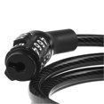 thumbnail image 2 of Bike Lock 4 Digit Password Prevent Theft Steel Cable Lock for Mountain Bikes Electric Bikes Accessories, 2 of 5