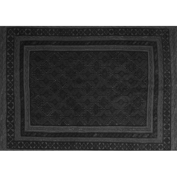 Ahgly Company Indoor Rectangle Southwestern Gray Country Area Rugs, 2' x 3'