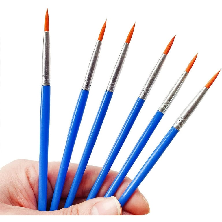 100 Pcs Paint Brushes Bulk for Kids/Students/Starter/Teens/Children Round Small Brush Set for Art Class Painting/Painting Party/Acrylic Painting/Oil