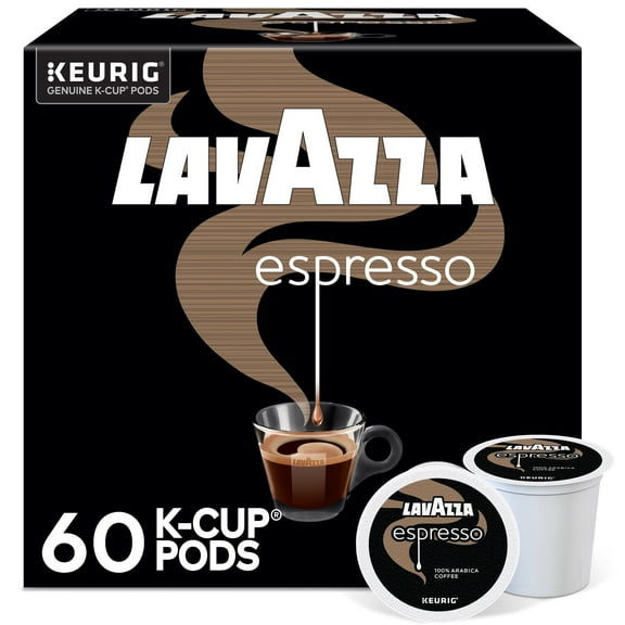 Lavazza Espresso Keurig K-Cup® Pods, Medium Roast, 100% Arabica (60 Pods)