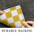 thumbnail image 6 of Yellow and White Checkerboard Pattern Door Rugs,Washable Non Slip Door Mats Indoor,Decorative Door Mats,Entry Mat Indoor for Entrance,Bedroom,Kitchen,Bathroom,16"x47", 6 of 6