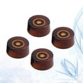 thumbnail image 3 of EeaseCA 4 PCS/ Set Round Guitar Knobs Volume Tone Control Knobs Rotary Knobs for Epiphone Style Electric Guitar Parts Replacement (Tea Color), 3 of 7