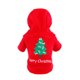 thumbnail image 1 of Disfraz navideño para perro Ropa navideña para mascotas Ropa para perros Sudadera con capucha para perros, 1 of 7