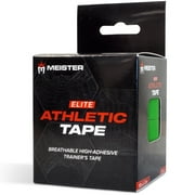 Meister Elite Athletic Tape - 1.5in x 10yd - Green - 2 Rolls