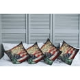 thumbnail image 2 of Ambesonne Colorful Throw Pillow Cover 4 Pack, Fireworks 4th of July, 20", Multicolor, 2 of 5