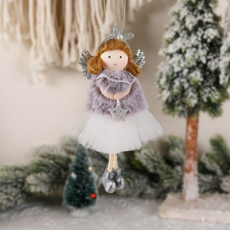 

Christmas Decorations Clearance! Stamzod Christmas Decorations Cute Plush Headband Angel Home Scene Decoration Christmas Tree Pendant